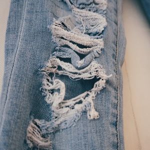 Ripped American eagle jeans